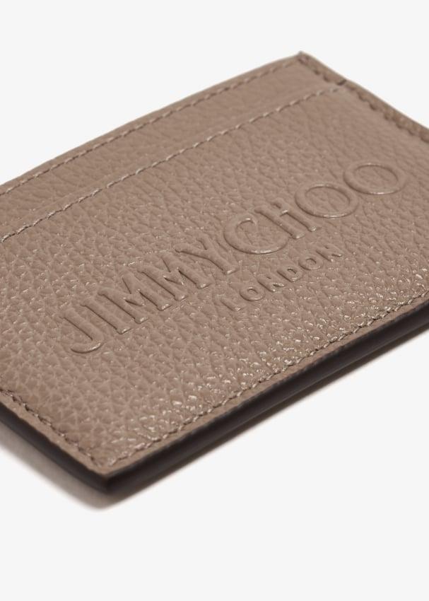 Jimmy Choo Dom cardholder for Men - Grey in Qatar | Level Shoes
