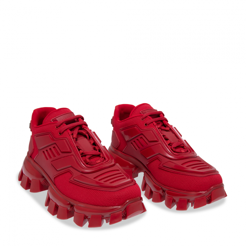 Prada Cloudbust Thunder sneakers for Women - Red in Qatar | Level Shoes