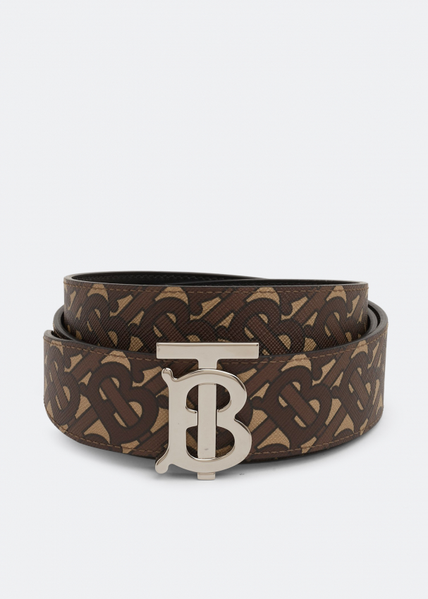 Burberry Reversible Monogram leather belt for Men - Brown in Qatar | Level  Shoes