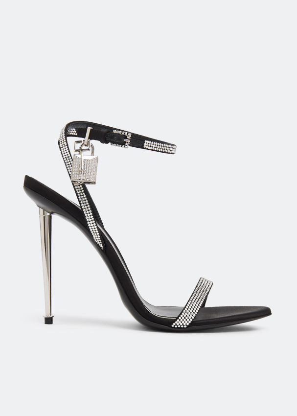 Tom Ford Padlock naked sandals for Women - Black in Qatar | Level Shoes