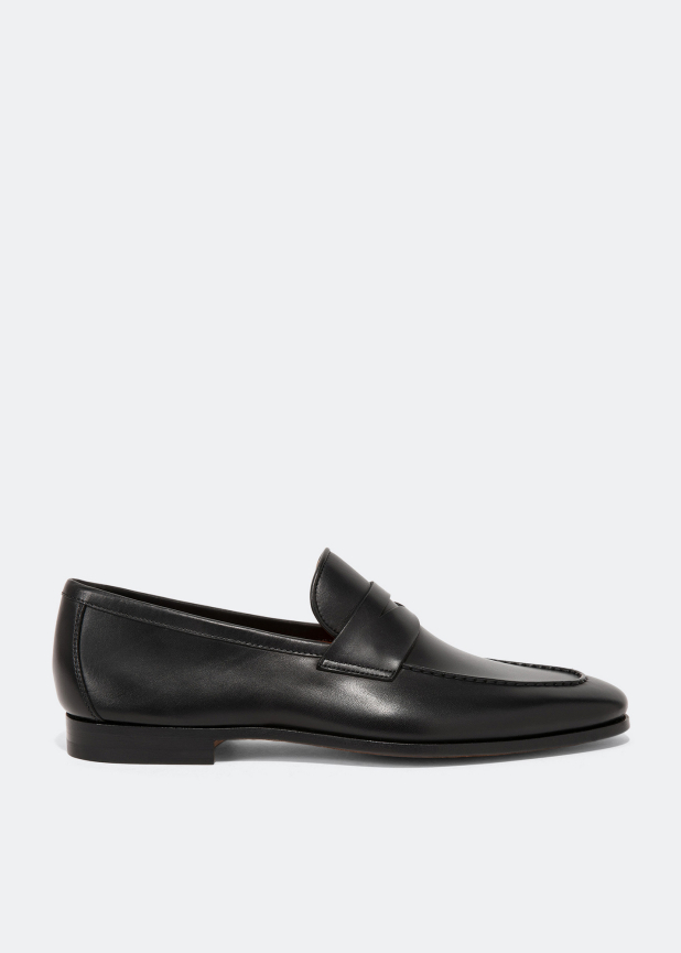 Leather loafers
